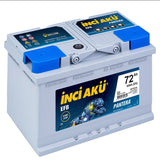 INCI BATTERIE 12/72 Ah EFB (278*175*190mm) AUTO BATTERIE STARTER BATTERIE KFZ ERSATZTEILE