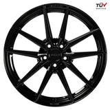 9.5x19 Zoll 5x112 ET45 73.1 Glossy Black ARCEO MONACO