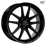 8.5x19 Zoll 5x108 ET45 73.1 Glossy Black ARCEO MONACO