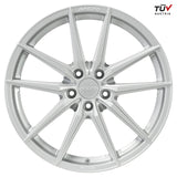 8.5x19 Zoll 5x112 ET45 73.1 White Silver ARCEO MONACO