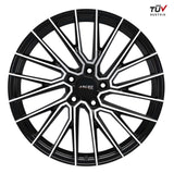 19 Zoll Arceo ASW02 ET45 Black Diamond Felgen für VW Golf 7 Audi A4 A5 BMW Mercedes A B C-Klasse