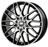 CMS C25 Diamond Black Gloss 5x114,30 7x17-ET40-67.2R Felgen - Preis für 1 Stück