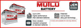 MUTLU 12V 44Ah Autobatterie Batterie Starterbatterie