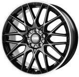 CMS C25 Diamond Rim Black Gloss 5x112 8,50x20-ET43-66.5 Felgen - Preis für 1 Stück