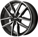 CMS C28 Diamond Black Gloss 5x108 7x17-ET50-63.4 Felgen - Preis für 1 Stück