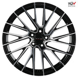 19 Zoll Arceo ASW02  5x108 ET45 Black Diamond Felgen für Ford Focus Peugeot 5008 Volvo XC60